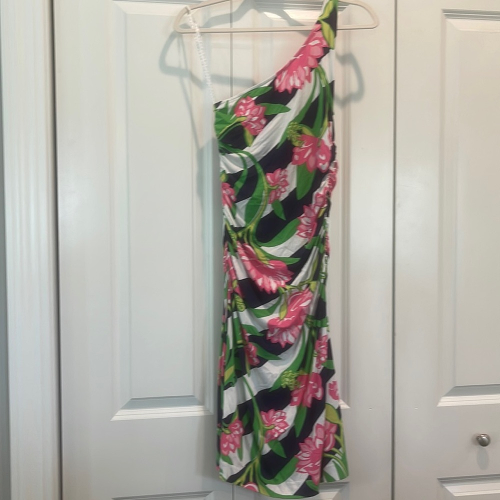 Lilly Pulitzer size medium one shoulder dress